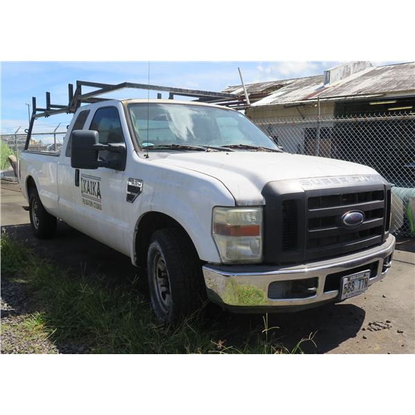 2010 Ford F250 Super Duty Truck, Lic. 588TTR