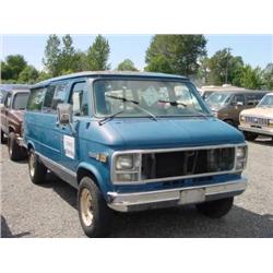 79 CHEVROLET BEAUVILLE CARGO VAN EXMT.                                