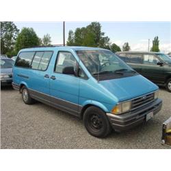 94 FORD AEROSTAR 7 PASS VAN EXMT.                                     