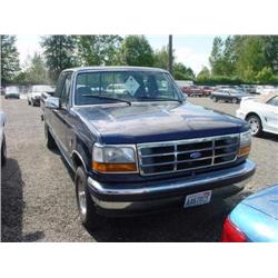 *93 FORD F-150 XLT EXT CAB 4X4 P/U EXMT.                              