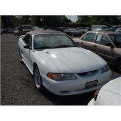 *96 FORD MUSTANG GT CONVERT 2DR 112,229 ACTUAL                        