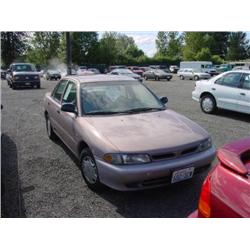 95 MITSUBISHI MIRAGE 4DR 319,635 ACTUAL                               