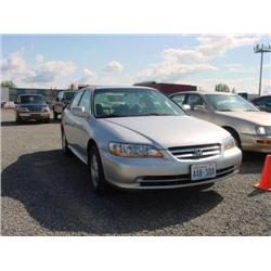 *02 HONDA ACCORD 4DR REBLT TITLE 25,840 ACTUAL                        