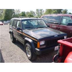 91 JEEP CHEROKEE 4X4 SUV EXMT.                                        