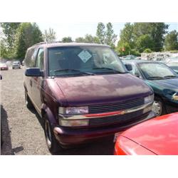 95 CHEVROLET ASTRO VAN 195,367 ACTUAL                                 