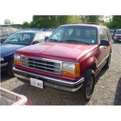 94 FORD EXPLORER XLT 4X4 4DR EXMT.                                    
