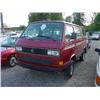 Image 1 : 87 VOLKSWAGEN VANAGON GL 4SPD REBUILT TITLE EXMT.                                   