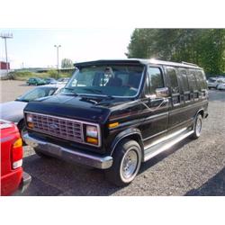 91 FORD CONVERSION VAN EXMT.                                          