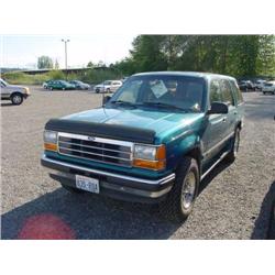 92 FORD EXPLORER 4X4 4DR EXMT.                                        