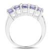 Image 2 : Plated Rhodium 2.55ctw Tanzanite Ring