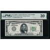 Image 1 : 1928A $5 Dallas FRN PMG 30