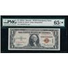 Image 1 : 1935A $1 Hawaii Silver Certificate PMG 65EPQ*