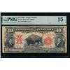 Image 1 : 1901 $10 Bison Legal Tender Note PMG 15