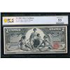Image 1 : 1896 $2 Educational Silver Certificate PCGS 53