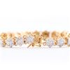 Image 2 : Plated 18KT Yellow Gold Diamond Bracelet