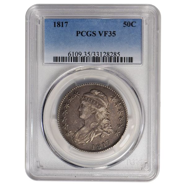 1817 Capped Bust Half Dollar PCGS VF35