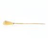 Image 4 : Antique Victorian 10K Yellow Gold Old Mine Diamond Puffed Tear Drop Stick Pin