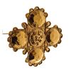Image 3 : Chanel Gold Metal Lion Cross Brooch