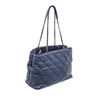 Image 3 : Chanel Navy Blue Quilted Leather Boy Camera Shoulder Bag