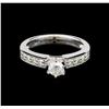 Image 2 : 14KT White Gold 0.69 ctw Diamond Ring