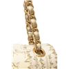 Image 7 : Chanel Beige White Canvas Tweed Medium Patchwork Jumbo Flap Shoulder Bag