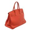 Image 3 : Hermes Rouge Piment Togo Leather Birkin 35 Satchel Bag