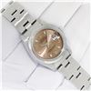 Image 3 : Rolex Ladies Quickset Stainless Steel Salmon Datejust Wristwatch 26MM