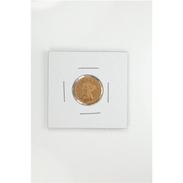 1878-S $2 1/2 Liberty Head Quarter Eagle Gold Coin