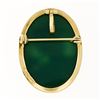 Image 2 : Vintage Italian 18K Yellow Gold Detailed Carved Agate Cameo Brooch Pin Pendant