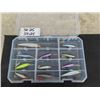 Image 1 : Lot of 10 Rapala X-Raps + Shadow in Plastic Tray