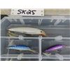Image 2 : Lot of 10 Rapala X-Raps + Shadow in Plastic Tray