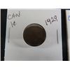 Image 2 : 1929 + 1933 /34 /35 /36 Canada Small 1 cent Coins