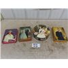 Image 1 : 4 Assorted Candy Tins ; Royalty, Young Girl, Military Dude