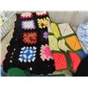 Image 2 : Knitted Blankets, Sheets, Napkins, Pheasant Rug, Gloves + Tuques