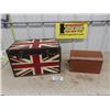 Image 1 : Storage Box with Union Jack 12" x 13" x 20" + Curved Top 