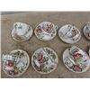 Image 4 : Lot of 14 The Queen's  Beast Queen Anne Cups + Saucers - 