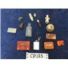 Image 1 : Assorted Small Collector Items ; Needle Tin, Shurelight Gas 