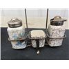 Image 3 : Lancaster England Biscuit Jar + Condiment Set