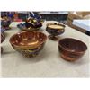 Image 2 : 18 pcs Assorted Luster Ware; Tea Pot, Pitchers, Bowls, Cups + 
