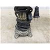 Image 2 : Pair of Cast Metal Base Table Lamps with Glass Shades + 