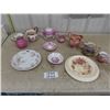 Image 1 : Assorted Pink Colored Porcelain China; Pitchers, Plates, Bowls -