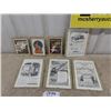 Image 1 : 7 Assorted Framed Ads ; Railway, Thermos, Book Covers,