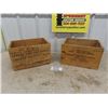 Image 1 : (2) CiL industries Shot Gun Shell Crates 9" x 9" x 14" 