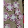 Image 2 : Assorted Pink Luster Ware China ; 4 Cups + Saucers, 5 Plates,