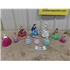 Image 1 : 10 Porcelain China Lady Ornaments- 7 Smaller Are Coal Port-