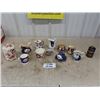 Image 1 : Assorted Porcelain China ; Cream + Sugar, Cups, Jar with Lid, 