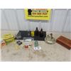 Image 1 : Music Pitch Pipe, Medicine Bottles, Asprin Cup, Carved Box,