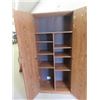 Image 2 : Matching 2 Door Upright Shelving/ Cupboard Units with Keys 