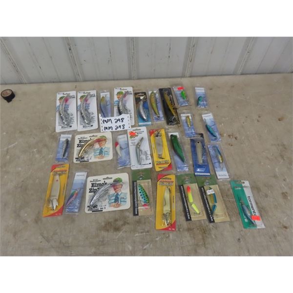 27 New Fishing Lures in Packages