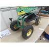 Image 3 : 4 Wheel Garden Cart with Swivel Stool
